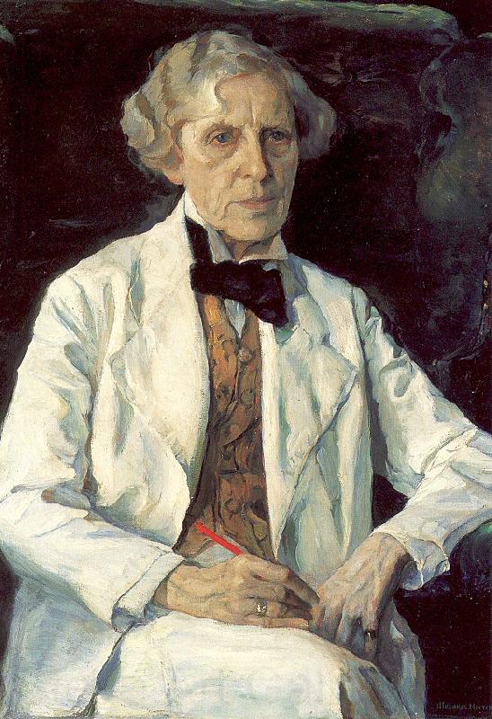 Nesterov, Mikhail Portrait of Elizaveta Kruglikova Norge oil painting art